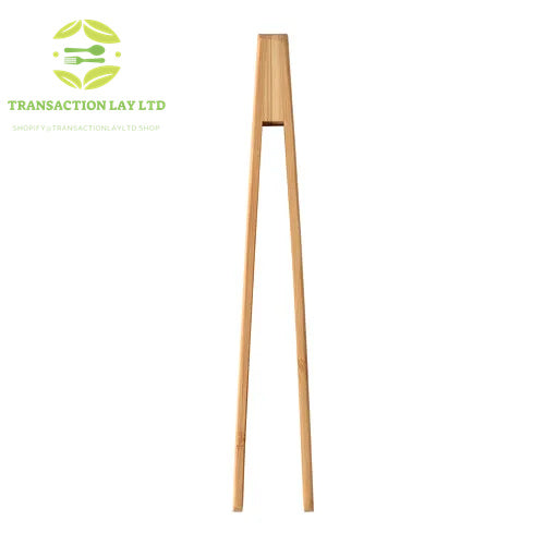 TRANSACTION LAY serving tong, bamboo