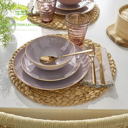TRANSACTION plate, light pink, 26 cm