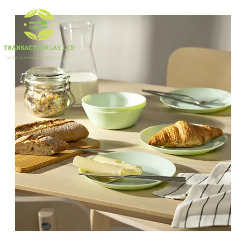 TRANSACTION LAY side plate, light green, 19 cm