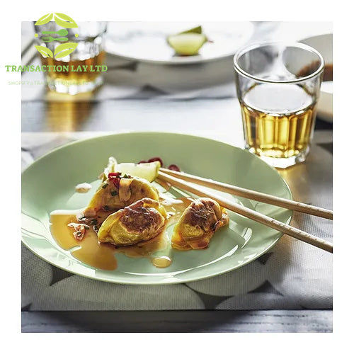 TRANSACTION LAY side plate, light green, 19 cm