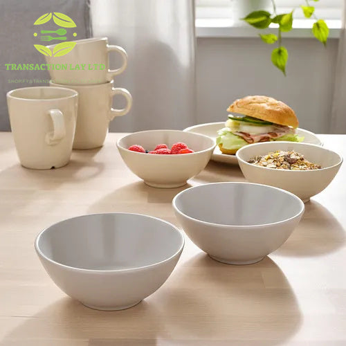 TRANSACTION LAY bowl, matt light grey, 12 cm